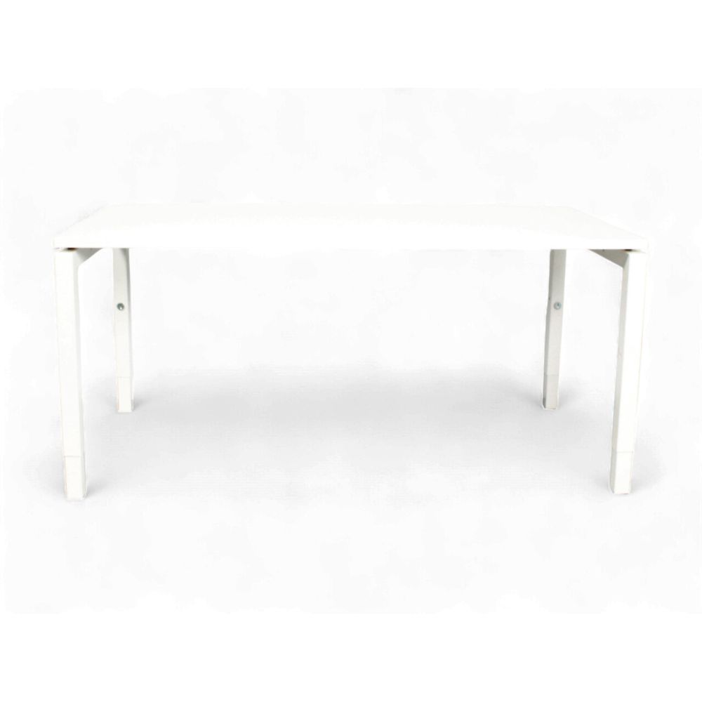 Pro-Office N-poot bureau, 160x80 cm, wit