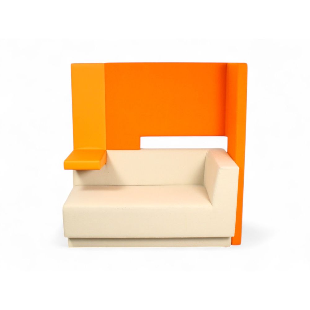 Akoestische bank, oranje