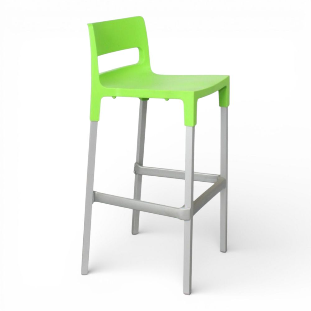 Scab Design Divo 75 barkruk, groen-alu
