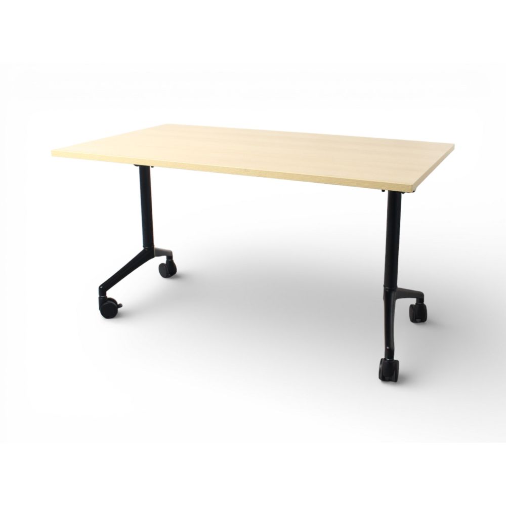 Flexaro Easy Turn tafel, verrijdbaar en opklapbaar, 140x80cm