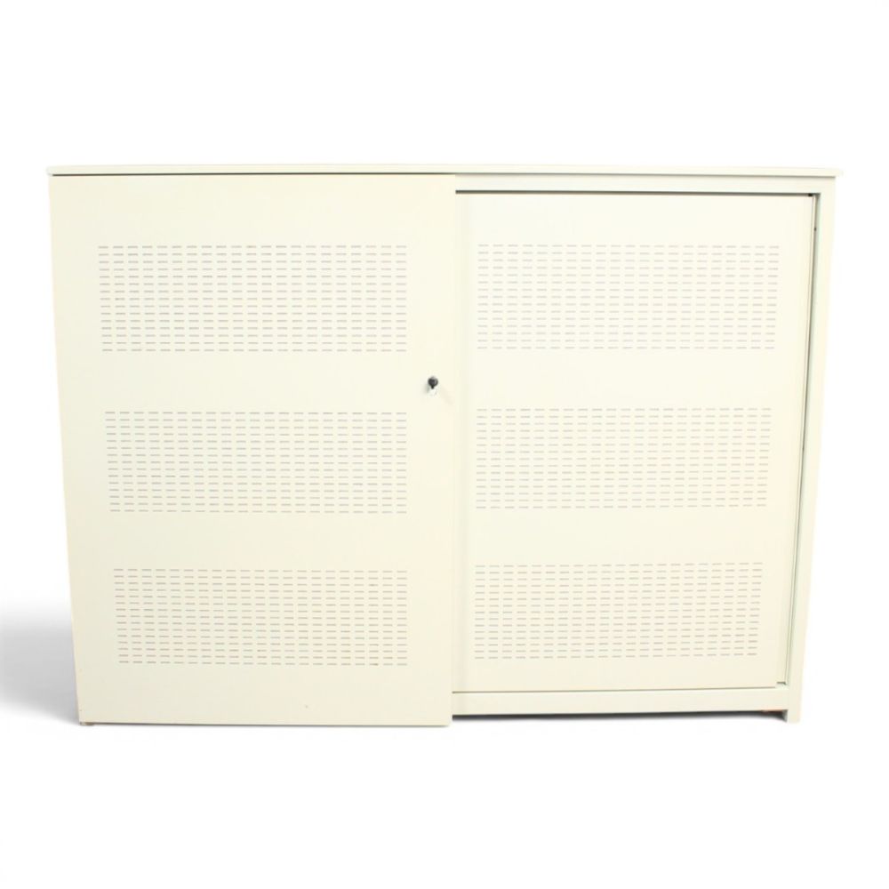Voortman schuifdeurkast, 160x123 cm, creme