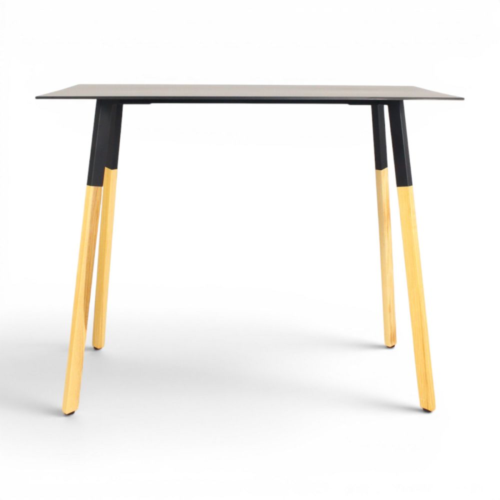 Bejot Orte bartafel, 135x67,5cm, 109 hoog, zwart-eiken