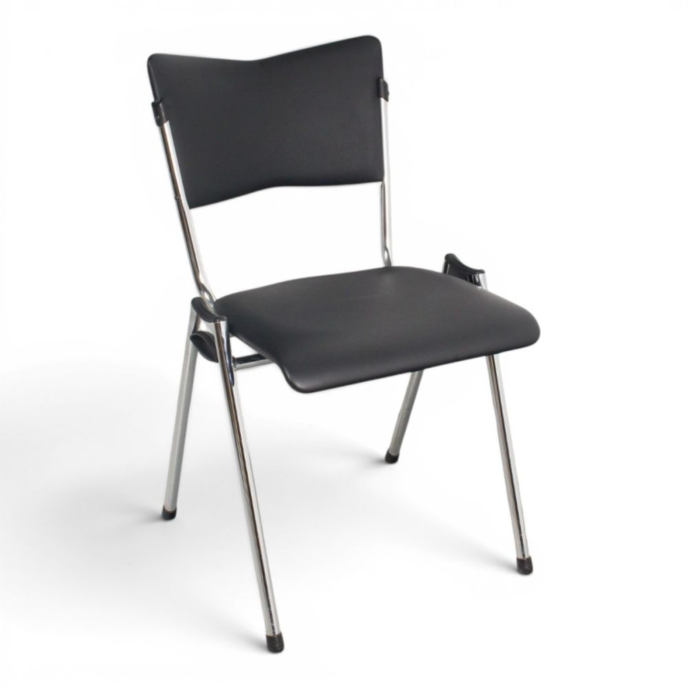 Vepa Kiri stoel, zwart-leder
