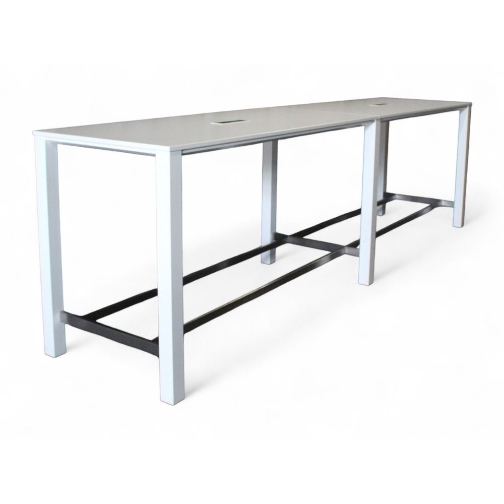 Sedus "Temptation High Desk" hoge spreektafel, 360x80x105 cm, wit