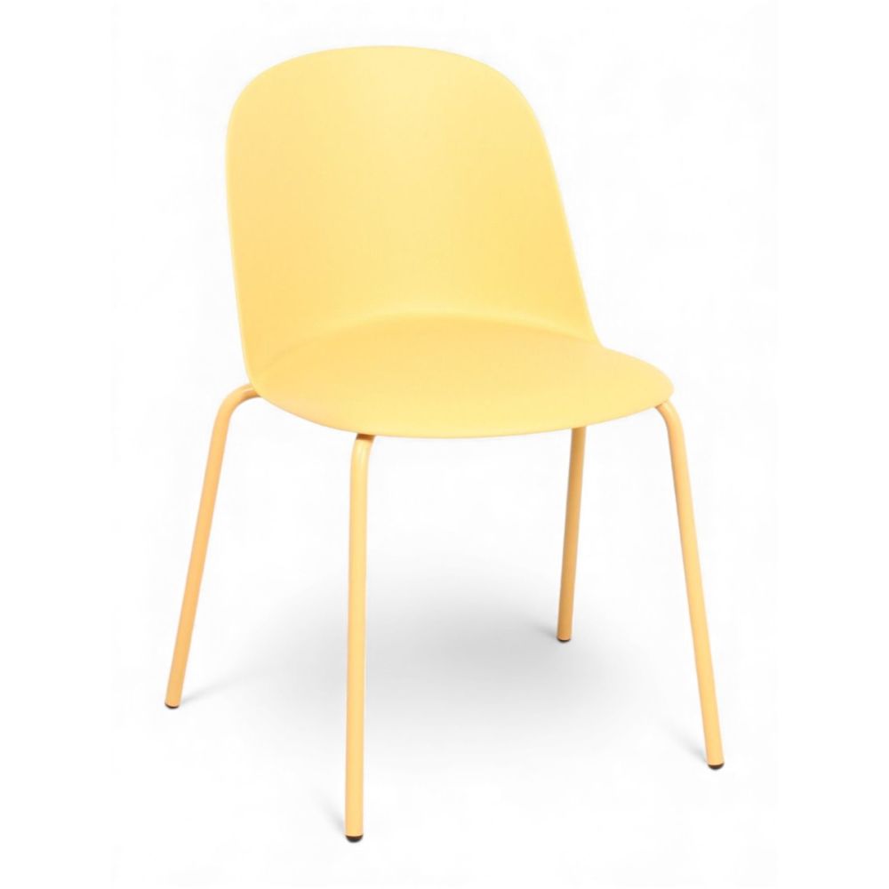 Miniforms Mariolina stoel, 4-poot, apricot