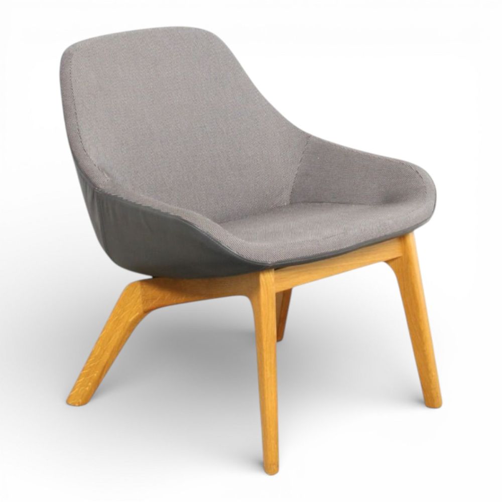 Zeitraum Morph-Lounge fauteuil, grijs-eiken