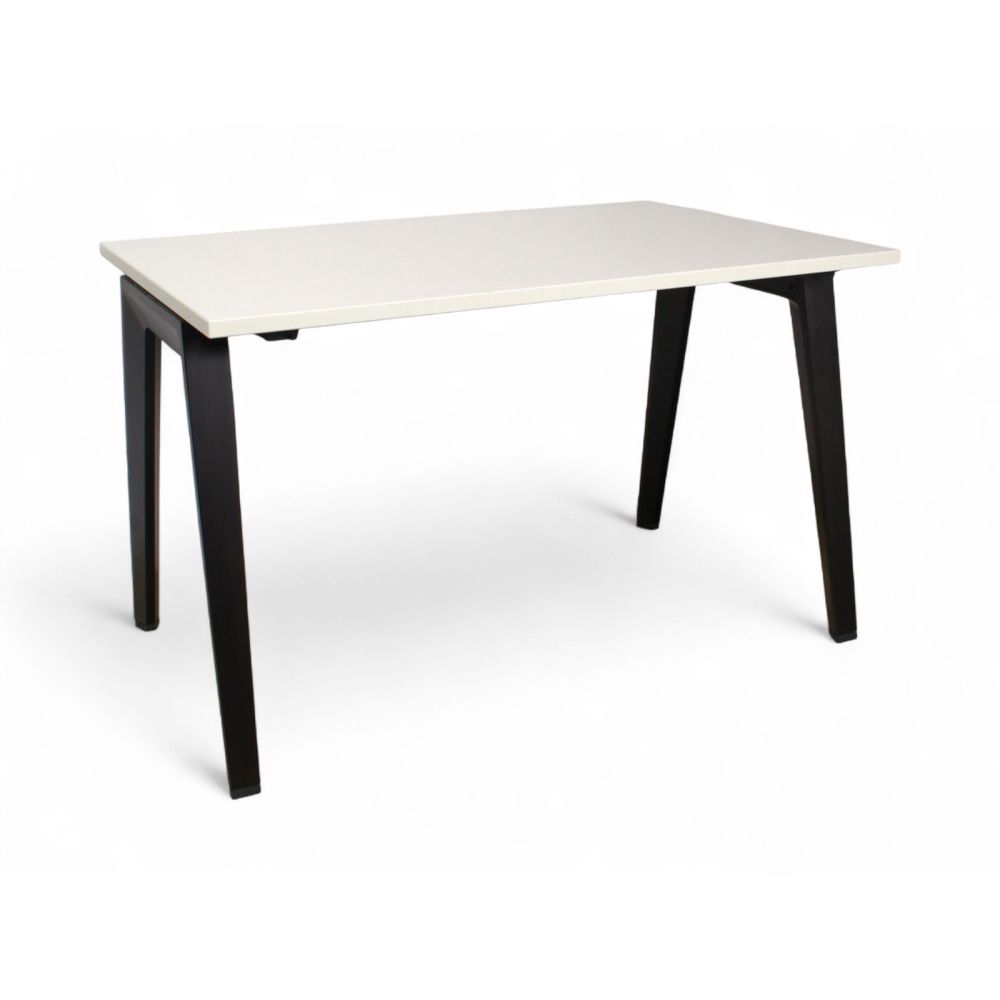 Steelcase B-Free tafel, 120x80cm, grijs-zwart
