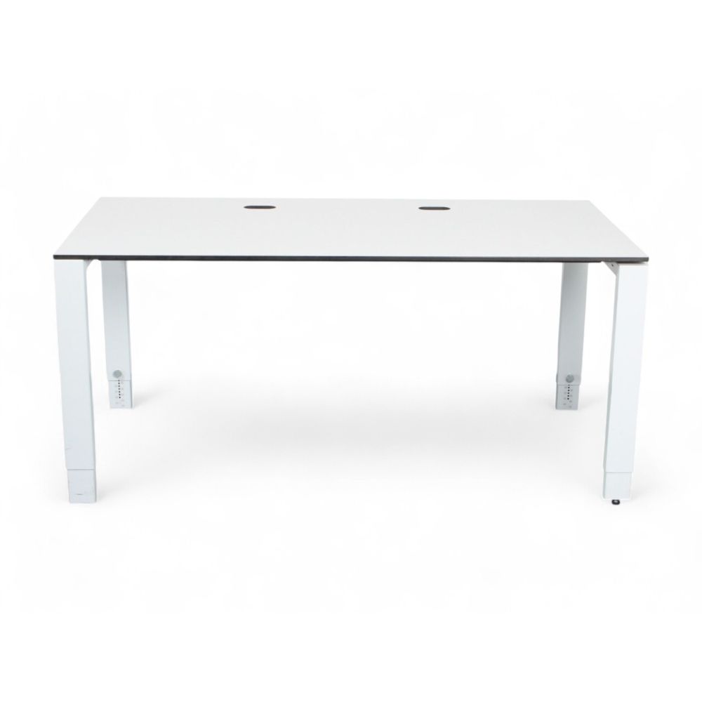 Samas bureau 160x80cm, wit-grijs
