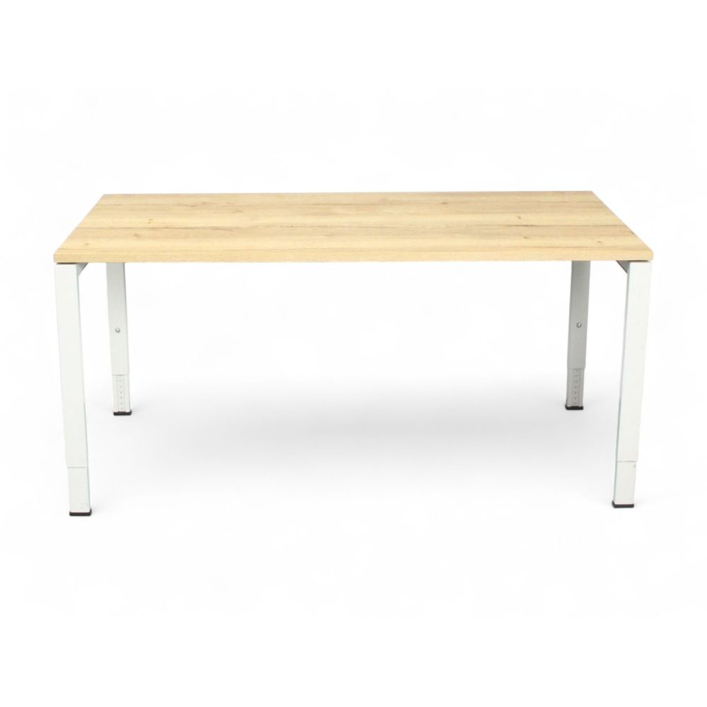 Samas bureau, 160x80 cm, lichtgrijs-nieuw blad naar keuze