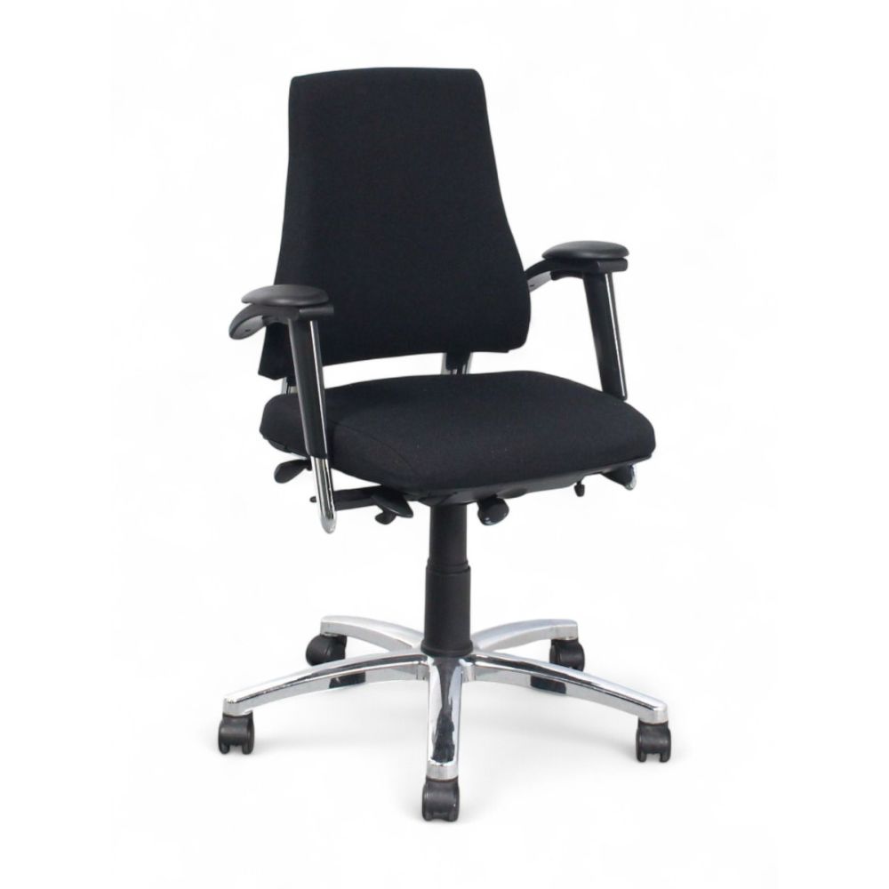 BMA Axia Office bureaustoel, zwart-chrome