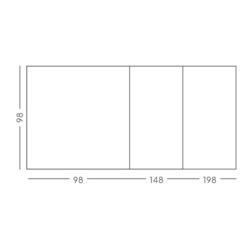 Unframed Whiteboard 98 x 148 cm