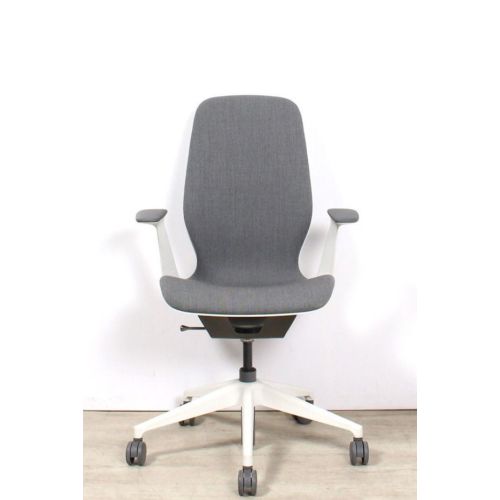 Steelcase SILQ stoel, grijs-wit 