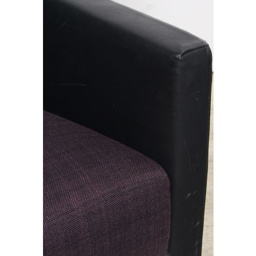 Montis Impala fauteuil, leder-stof combinatie
