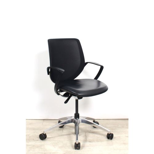 Giroflex 313 bureaustoel, zwart-chrome
