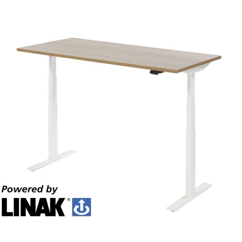 Linak PLUS elektrisch zit/sta bureau, 180x80 cm