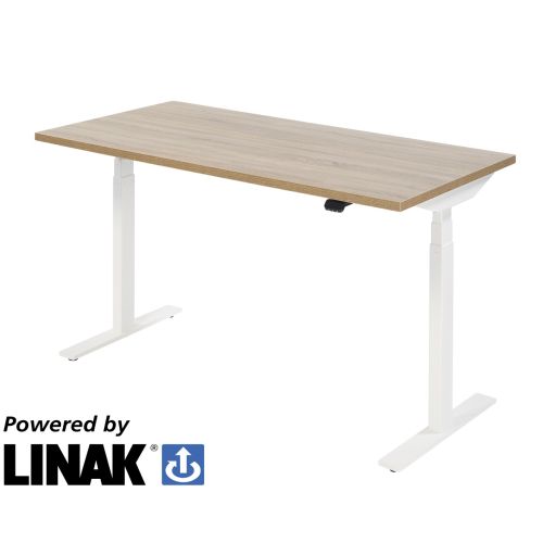 Linak PLUS elektrisch zit/sta bureau, 180x80 cm
