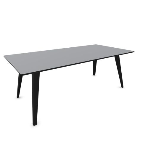 Cube Design Spider tafel, 160-300x100cm, stalen onderstel