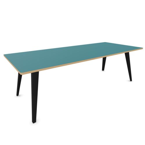 Cube Design Spider tafel, 160-300x90cm, stalen onderstel