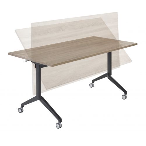 BeFlexible tafel verrijdbaar en opklapbaar, 120x80cm