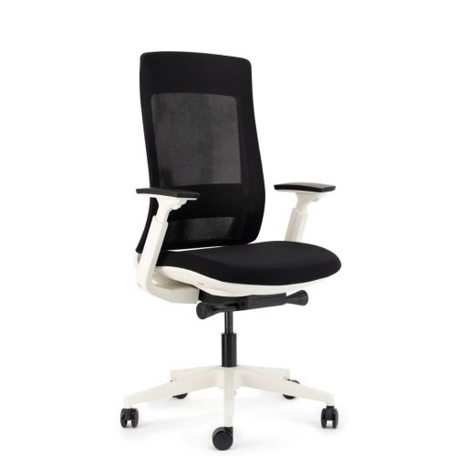 Nordic-Office Violet bureaustoel, zwart/wit