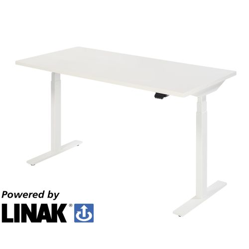 Linak PLUS elektrisch zit/sta bureau, 120x80 cm