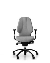 RH Logic 300 bureaustoel, inclusief armleuningen, NPR1813, zwart frame, gestoffeerd