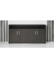 Manage-IT dressoirkast, 89x168x42 cm, black oak