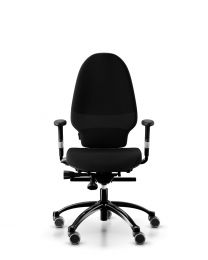 RH Extend 220 bureaustoel, inclusief armleuningen, NPR1813, zwart frame, gestoffeerd