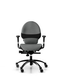 RH Extend 200 bureaustoel, inclusief armleuningen, NPR1813, zwart frame, gestoffeerd