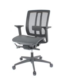 FYC 216D SYNCHRO3 bureaustoel, EN1335, met netweave zitting en rug
