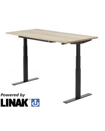 Linak DF2 elektrisch zit/sta bureau, 140x80cm