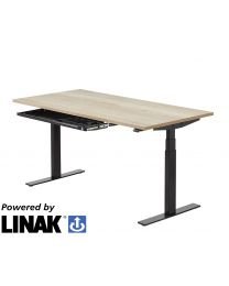 Linak DF2 elektrisch zit/sta bureau, 140x80cm