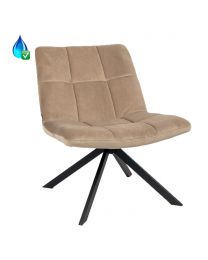 Design fauteuil Elvira, luxe velvet stof