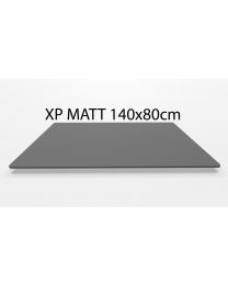 XP Matt MDF rechthoek blad, beveled edge, 140 x 80 cm