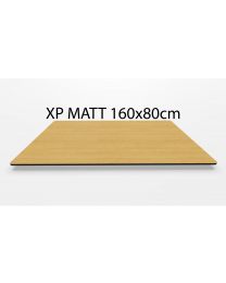 XP Matt MDF rechthoek blad, beveled edge, 160 x 80 cm