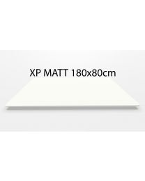 XP Matt MDF rechthoek blad, beveled edge, 180 x 80 cm