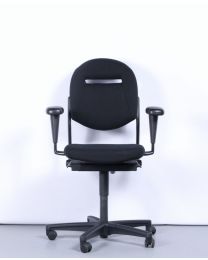 Ahrend 220 bureaustoel, EN1335, 3D armleuningen, zwarte stof