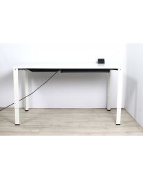 Ahrend 700 elektrisch (zit-zit) bureau, 160x80cm, wit