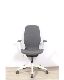 Steelcase SILQ stoel, grijs-wit 