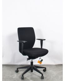 CSP Simple bureaustoel, EN1335, zwart gestoffeerd