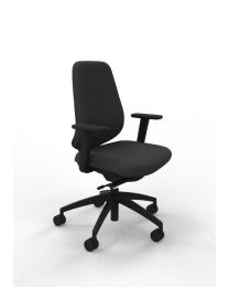 Luxy Pratica bureaustoel, EN1335 norm, met luxe 4D armleggers