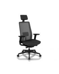 *ACTIE* Sedum EN1335 bureaustoel, antraciet-zwart, met GRATIS hoofdsteun
