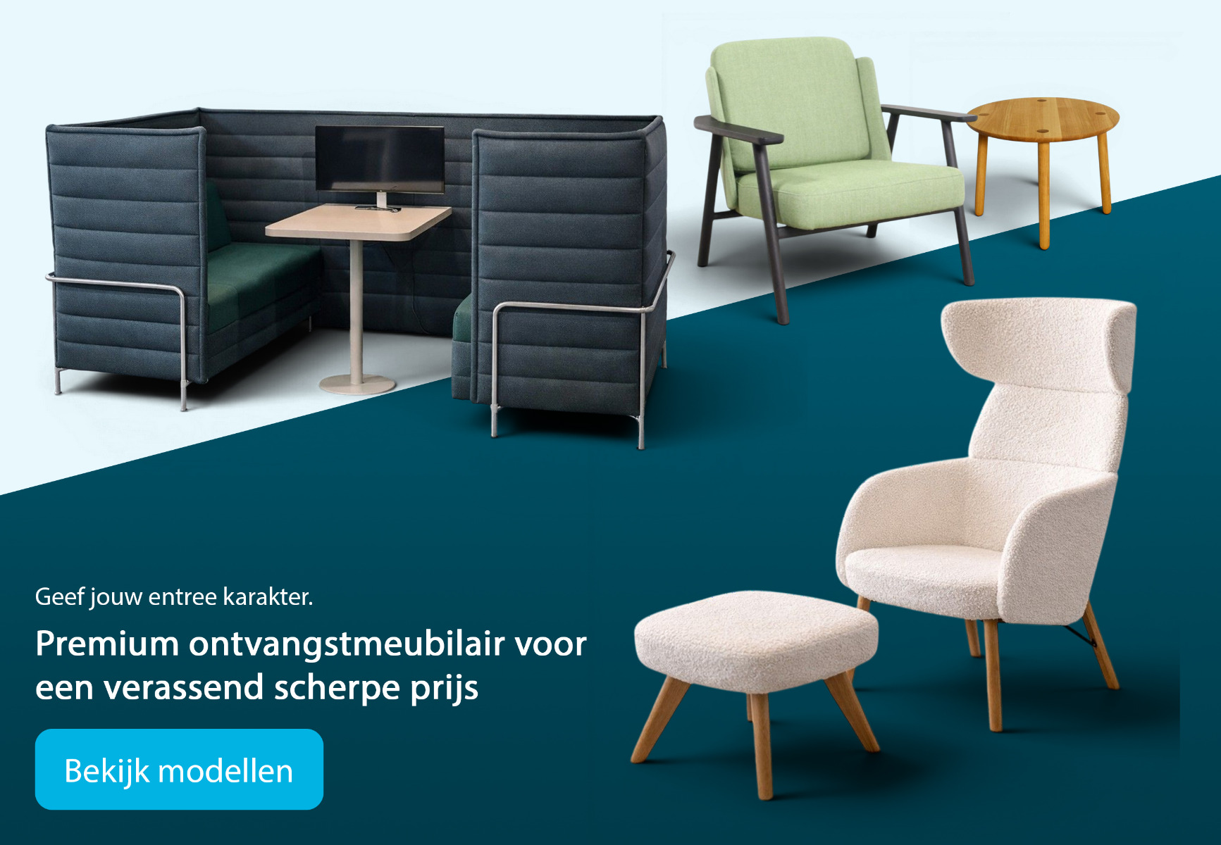 Tweedehands ontvangst- en garderobemeubilair