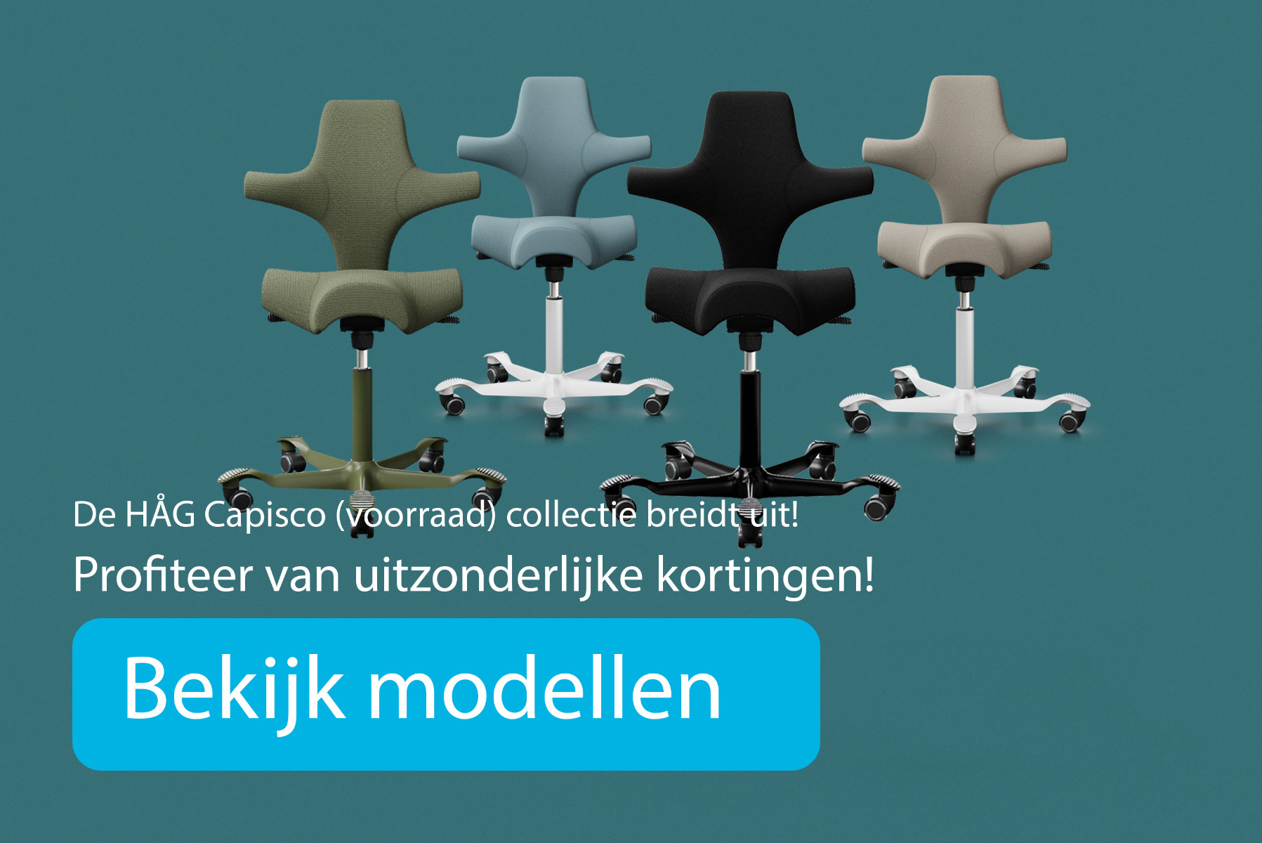 HÅG Capisco voorraad collectie bij vdmkantoormeubelen.nl